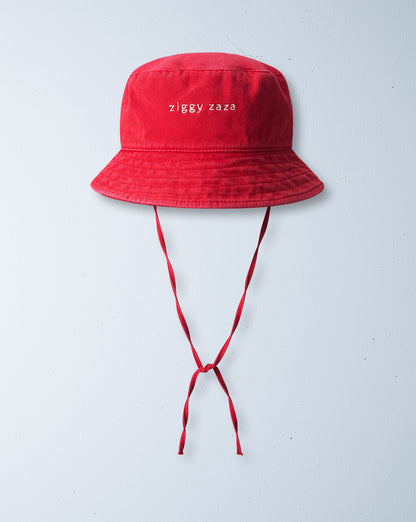 lala bucket hat | racer red