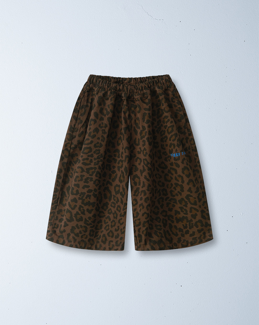 meow wide leg pant | cocoa leopard