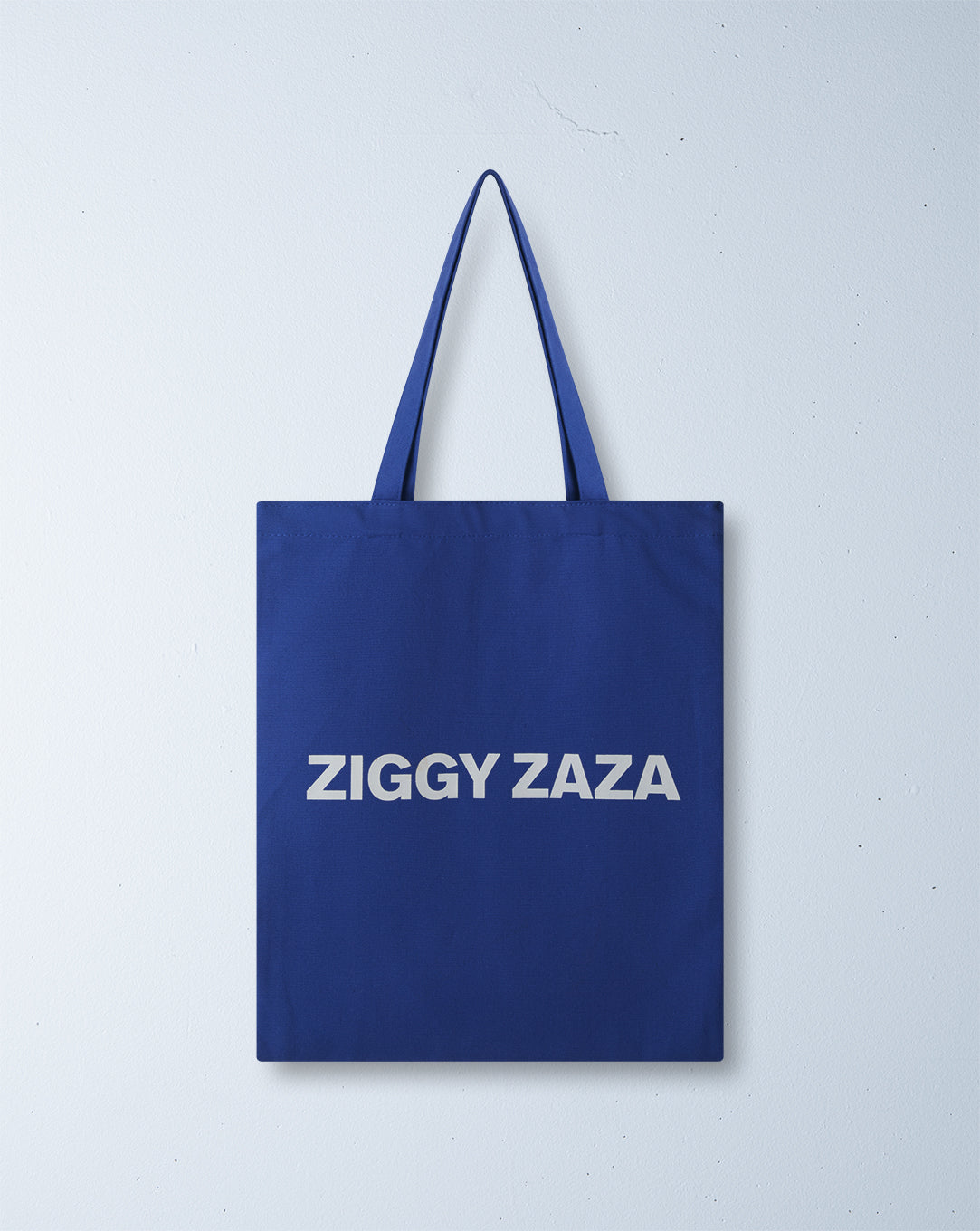 under the trees tote bag | lapis