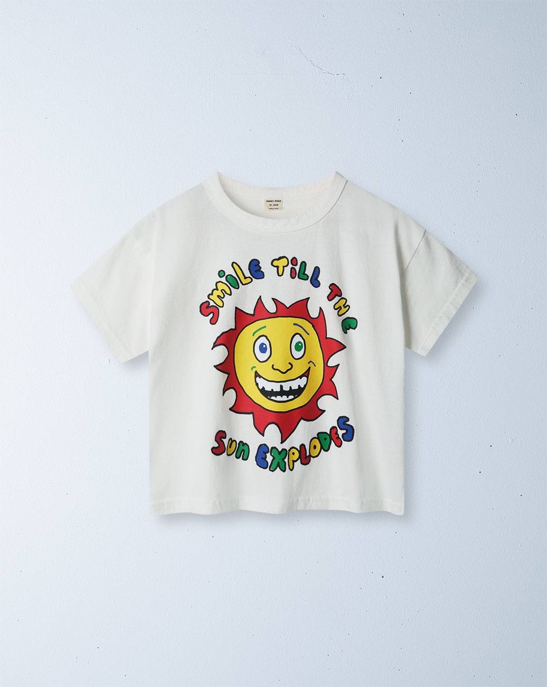 smile at the sun tee | white