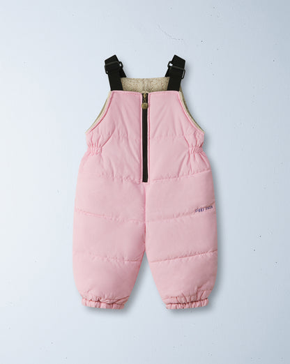 puffin winter playsuit | peony pink