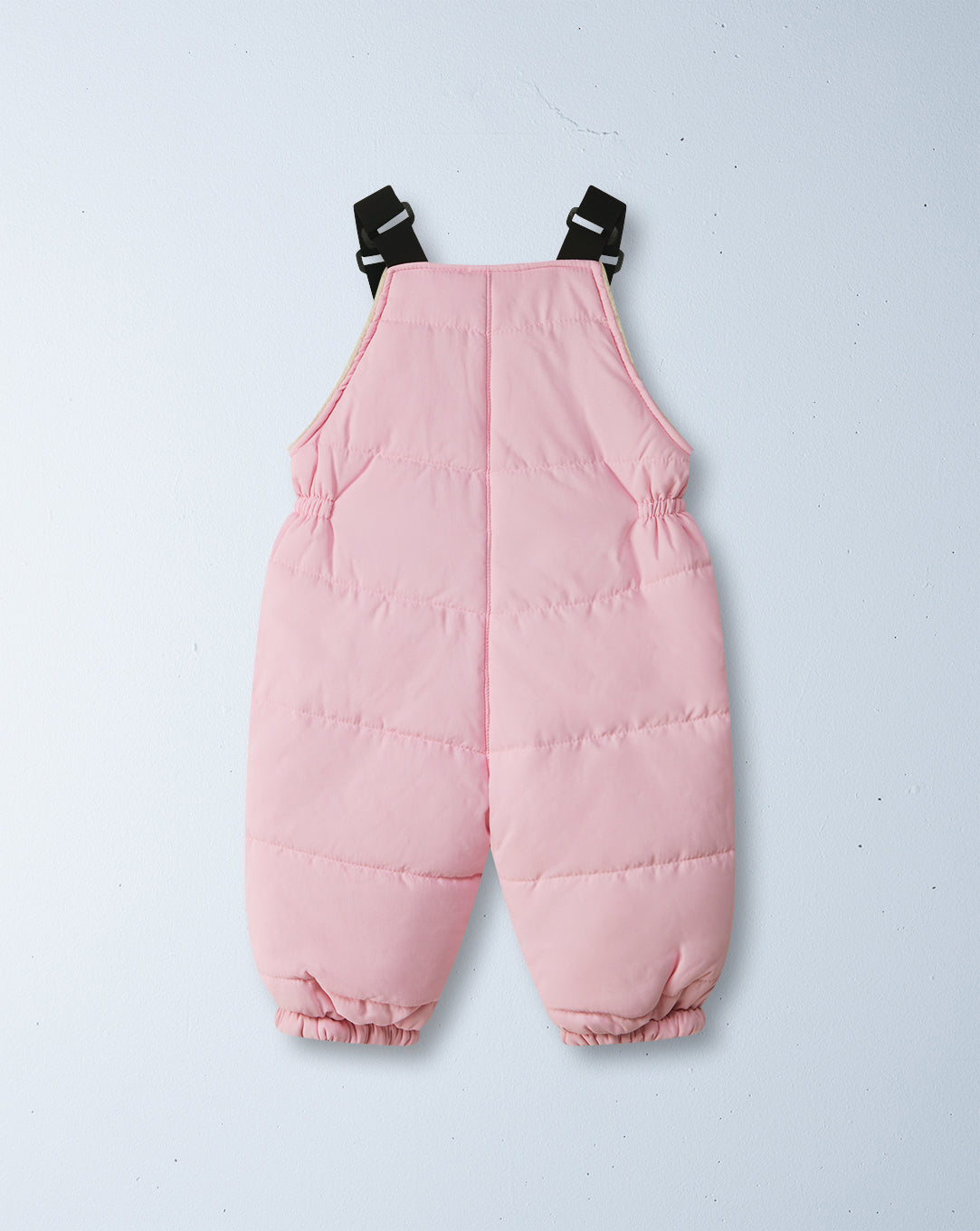 puffin winter playsuit | peony pink