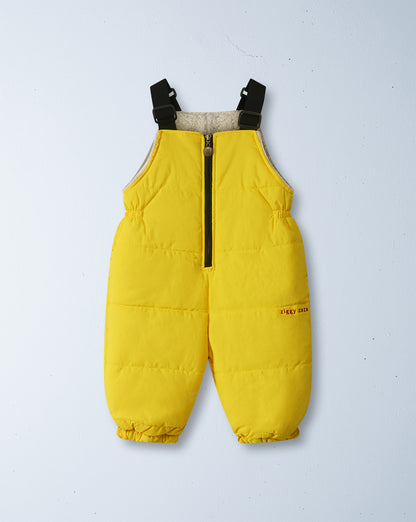 puffin winter playsuit | sunshine yellow