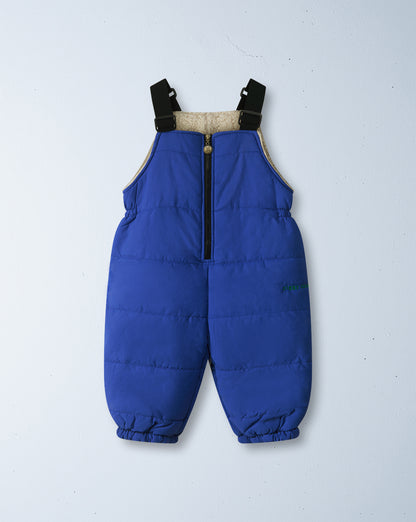 puffin winter playsuit | cobalt blue