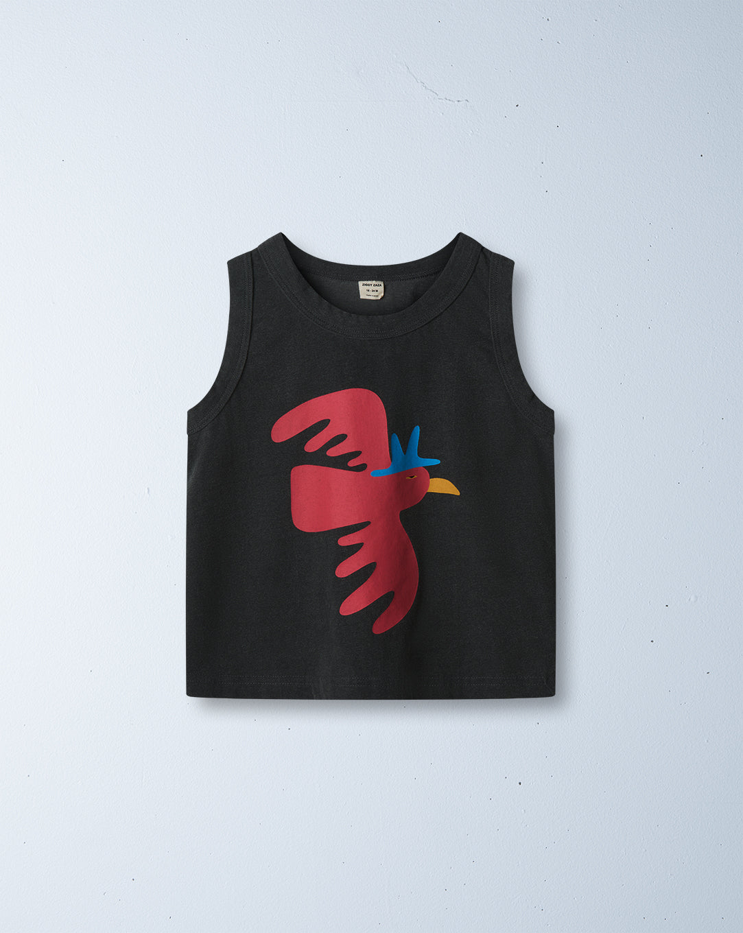 captain crow singlet | charcoal