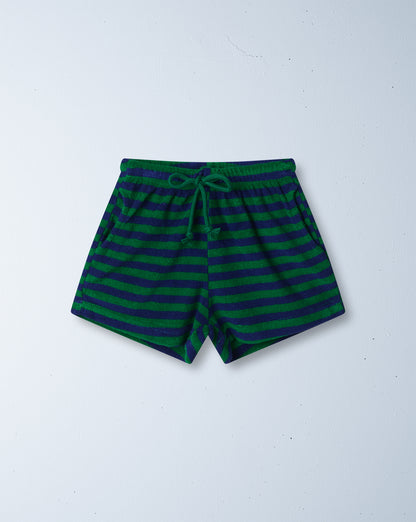roux terry short | peacock