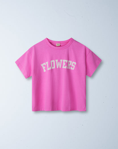 flowers tee | pink pop