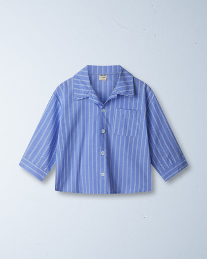 elios button up shirt | sky