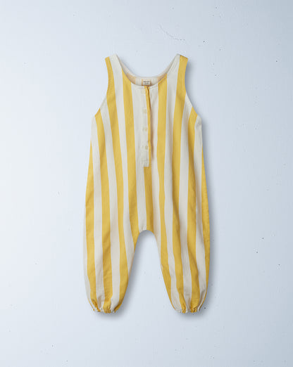 skipper jumpsuit | golden stripe