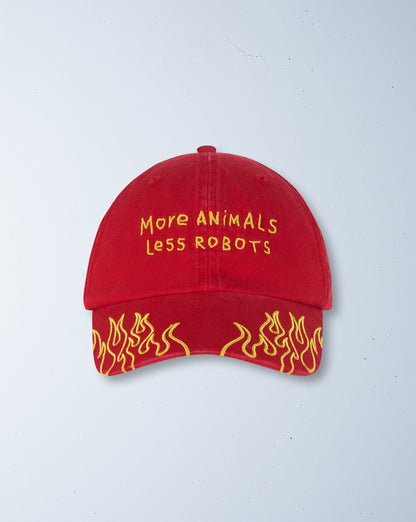 flame cap | racer red