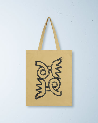 tulip logo tote bag | dune