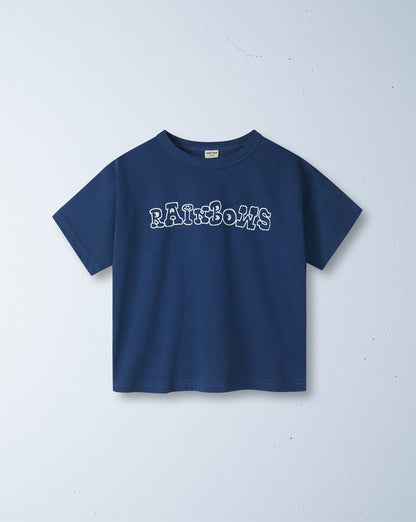 rainbows tee | indigo