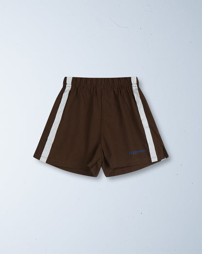 twin trek short | chocolate