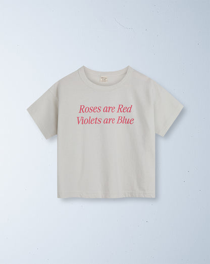 roses are red tee | stone