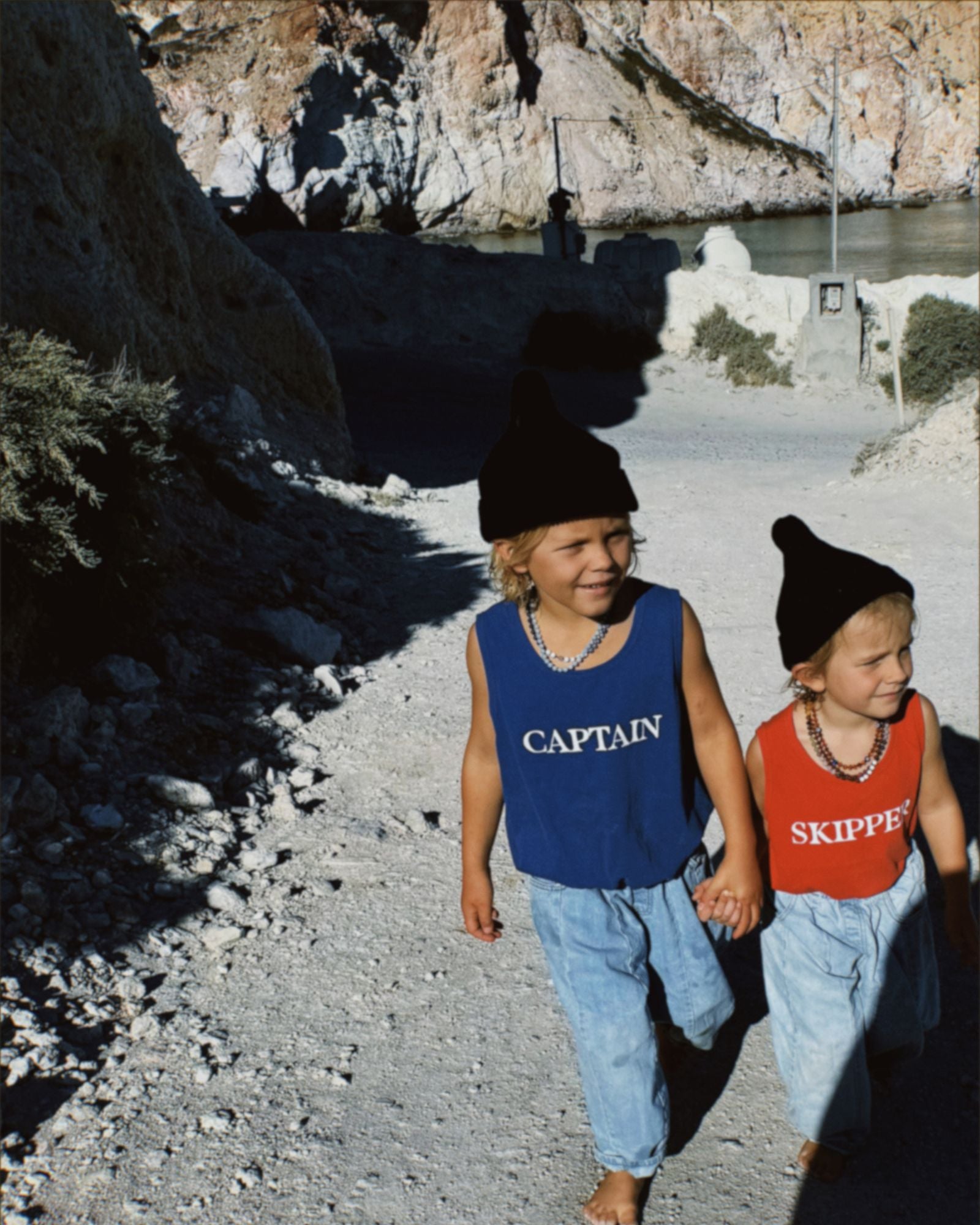 captain singlet | blue