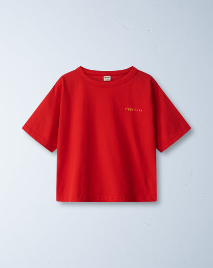 base tee | racer red
