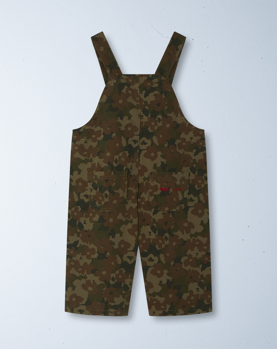 cassius overalls | camo flowers