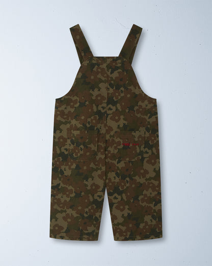 cassius overalls | camo flowers
