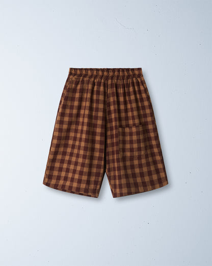neko gingham short | spice