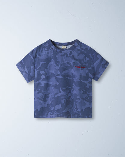 troop camo tee | blue