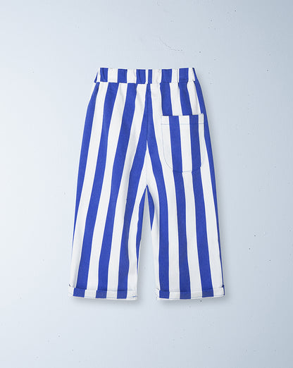 captain pant | cobalt stripe