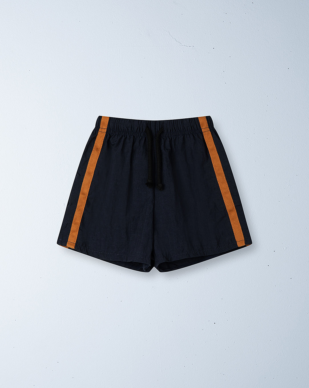 twin stripe swim short | midnight