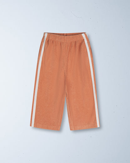 twin stripe terry pant | ginger