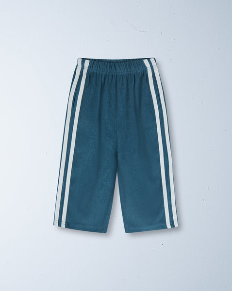 twin stripe terry pant | ocean – ZIGGY ZAZA