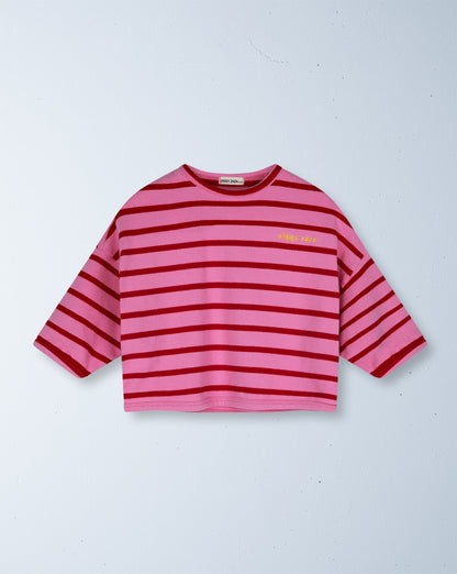 * row row pullover | rose stripe 3-4 years