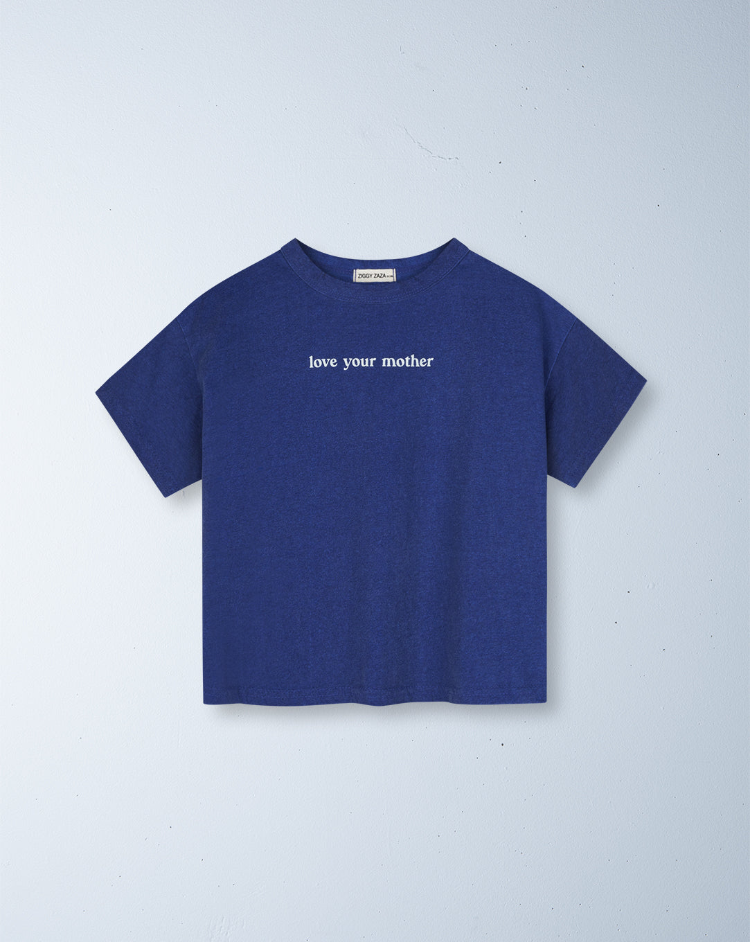 * love your mother tee | lapis blue 3-5 years