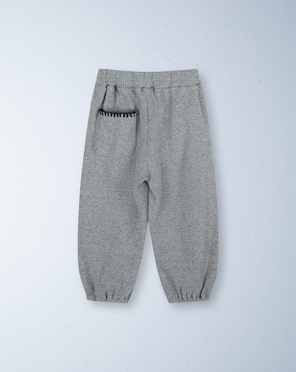 polo waffle pant | grey marle