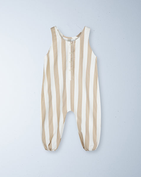 skipper jumpsuit | sand stripe – ZIGGY ZAZA