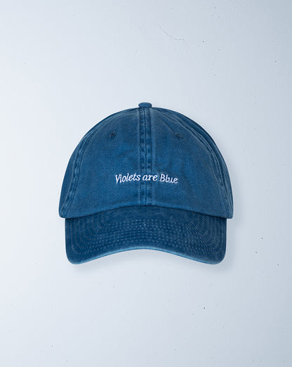 violets are blue cap | washed blue