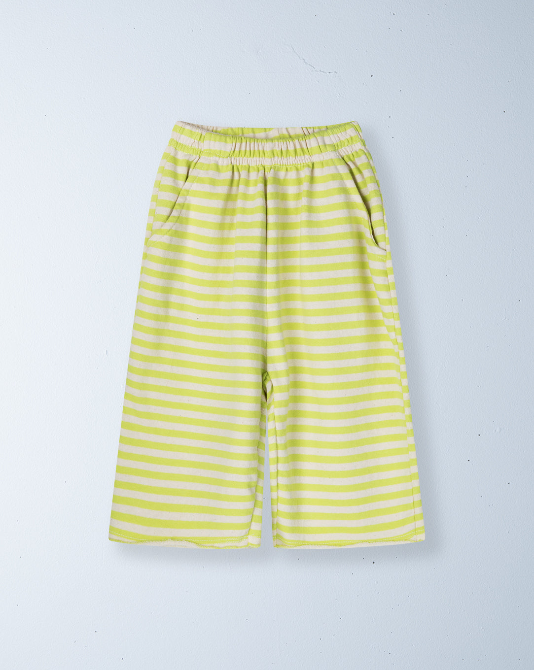 atlas cropped pant | lime stripe