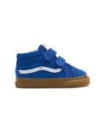 Load image into Gallery viewer, vans sk8-mid velcro toddler | pop blue
