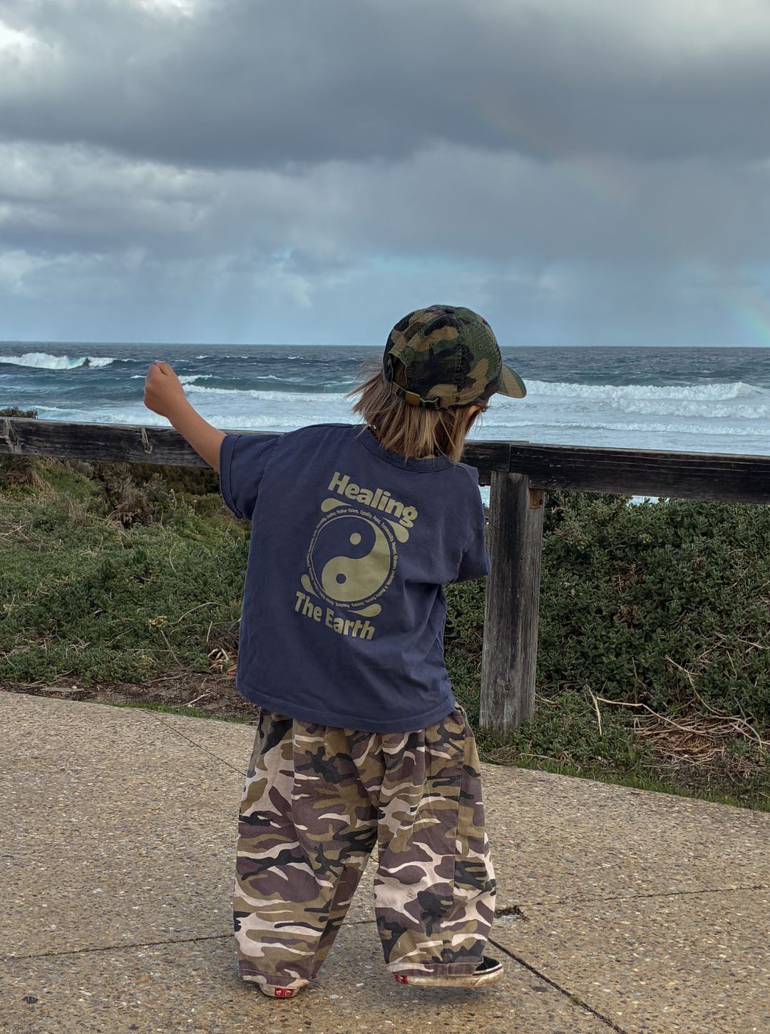 chameleon pant | grape camo