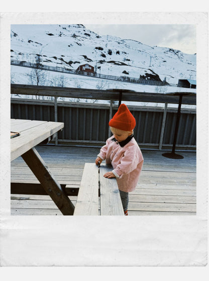 de kat padded coat | peony pink