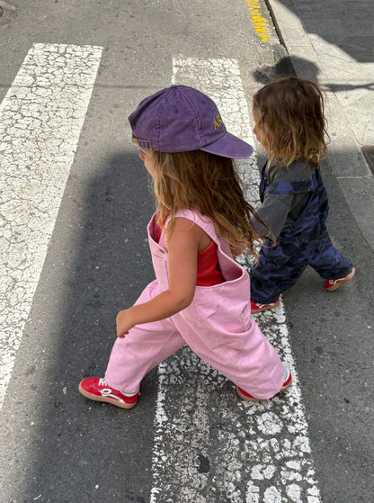 cassius overalls | peony pink