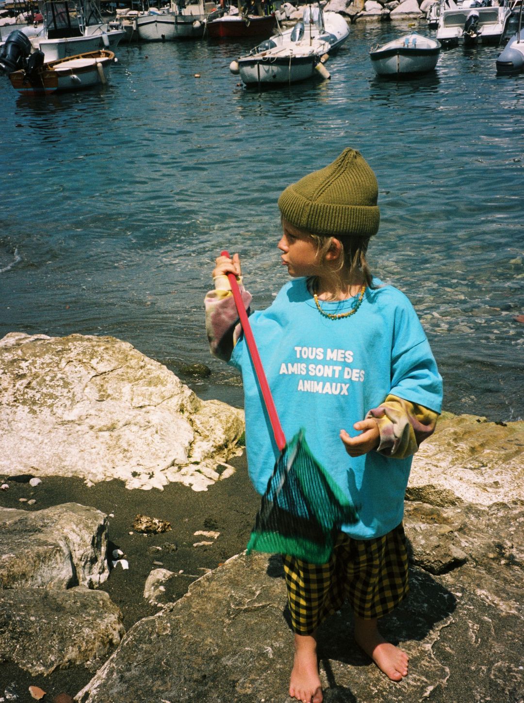 all my friends are animals tee | aqua