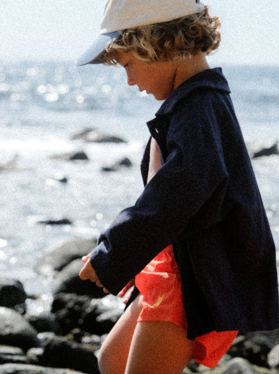 monkey swim shorts | tangerine