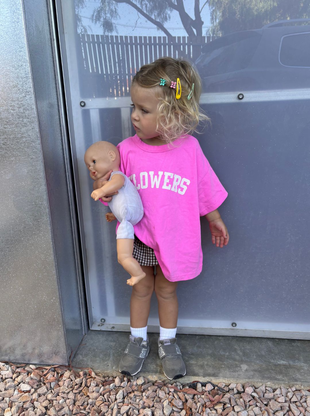 flowers tee | pink pop