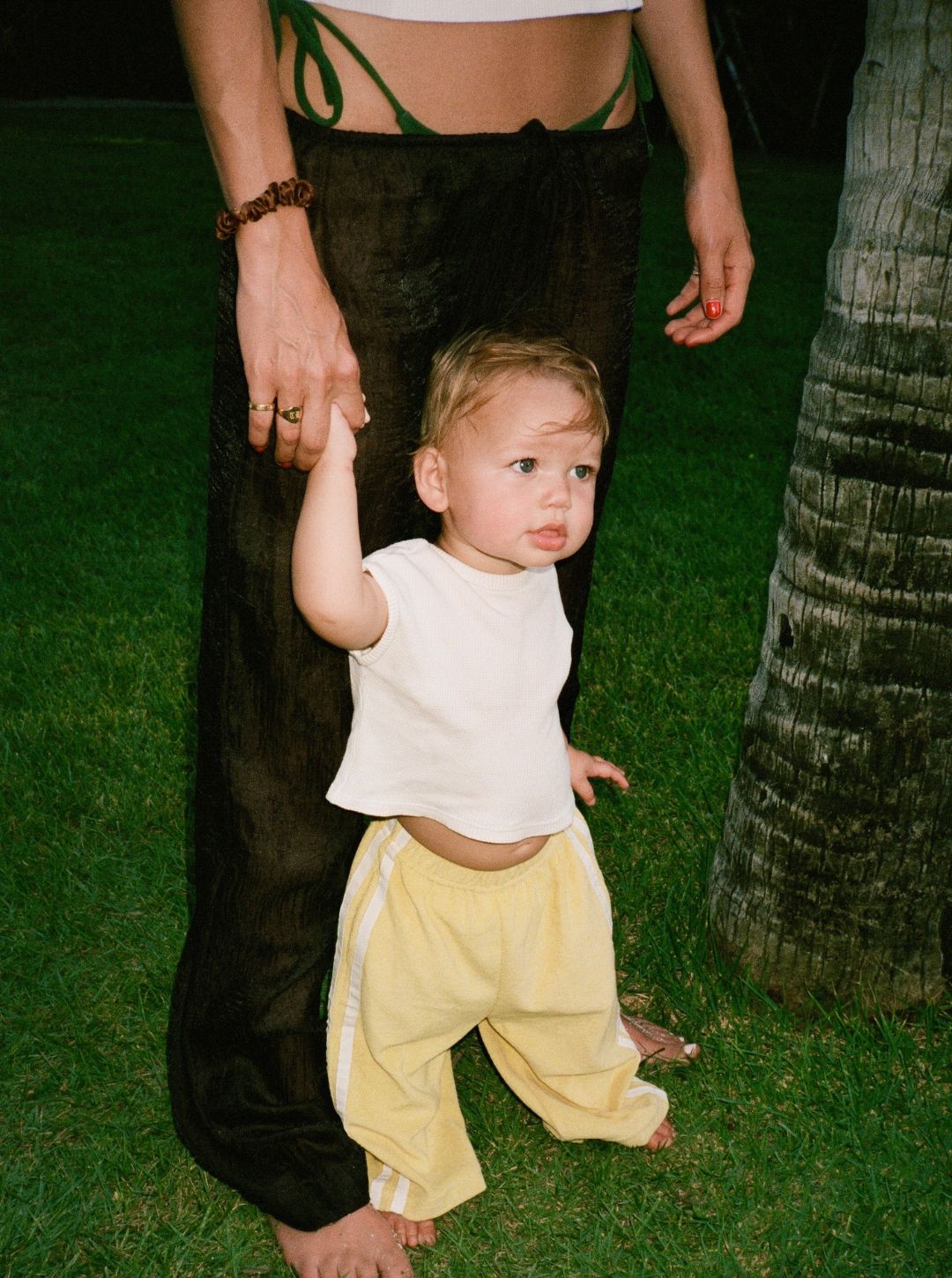 twin stripe terry pant | limoncello – ZIGGY ZAZA