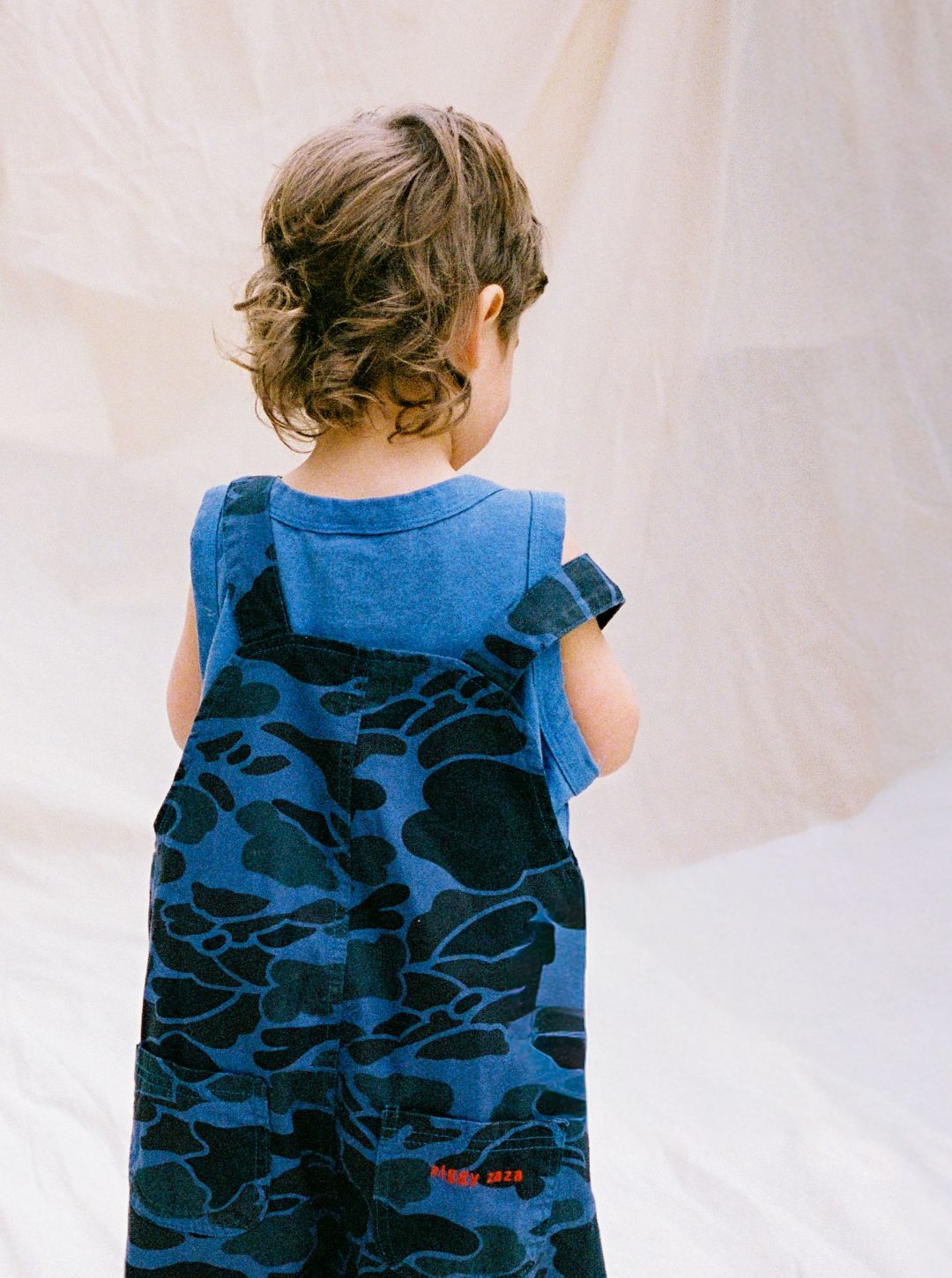 cassius overalls | blue camo
