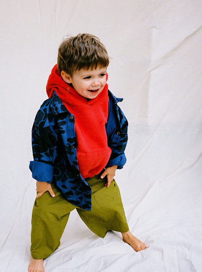 troop drill jacket | blue camo