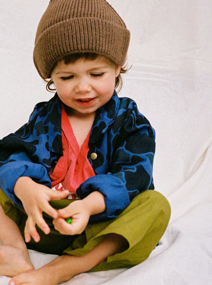 troop drill jacket | blue camo