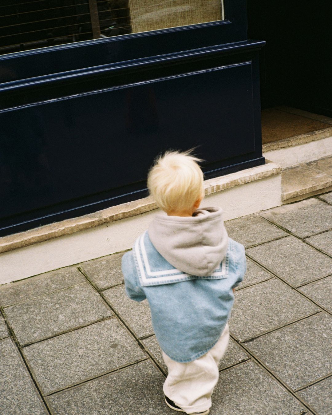 ahoy sailor jacket | denim blue