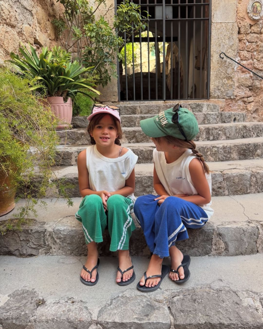 twin stripe terry pant | blu – ZIGGY ZAZA