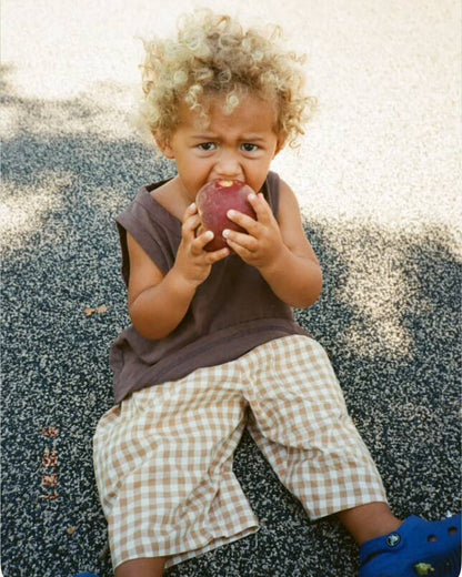 nikos singlet | chocolate