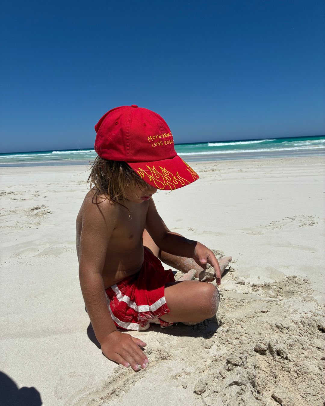 flame cap | racer red