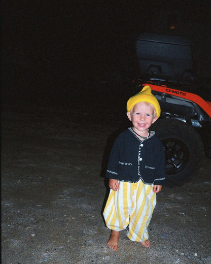 skipper jumpsuit | golden stripe